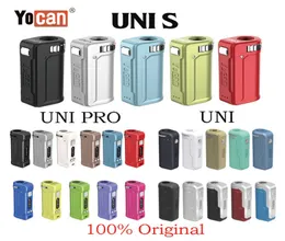 Oryginalny zestaw Mod Boxa Yocan Uni Pro 650MA Zmienna podgrzewanie VV 20V 42V bateria E urządzenie papierosowe dopasuj wszystkie kasety2956287