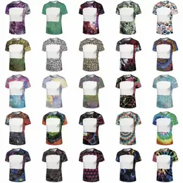 S-4XL Toptan Parti Malzemeleri Yüceltme Ağartı T-Shirt Isı Transferi Boş Ağartı Gömlek Tamamen Polyester Tees Erkekler İçin Bizi Bedenler Kadınlar 30 Renk Toptan N0525