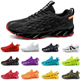 2023 Running Shoes Men Black White Red Blue Orange Yellow Pink Purple Green Mens Trainers Outdoor Sports Sneakers Color2