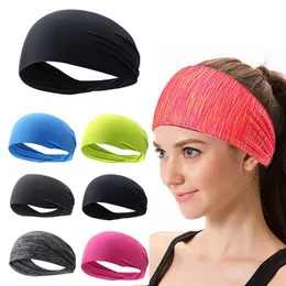 Sweatband Elastic Yoga Headband Sport WomenMen Running Hair Band Turban Outdoor Gym Bandage 230524