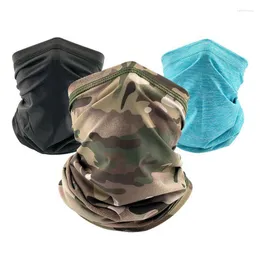 Bandanas تكتيكي الأنبوب وشاح باندانا التزلج أقنعة القناع التنفس وجه الوجه في الهواء الطلق رياضة الصيد ركوب الدراجات غطاء الدراجات النارية غطاء الدراجات النارية