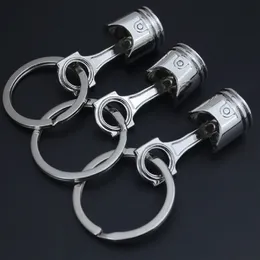 Personalized Car Engine Piston Keychain Pendant Car Modification Creative Gifts Key Ring for Men Boys Drivers Car Lover