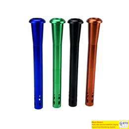 Fumo colorato Alluminio Portatile Secco Herb Tabacco per pipa ad acqua Filtro Bong Down Stelo rimovibile Bong regolabile DownStem Ciotola Narghilè