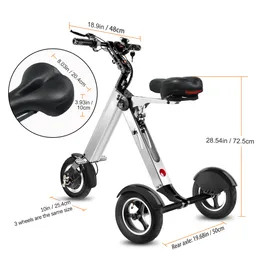 TopMate ES32 Mini Tricycle For Adults Foldable Electric Mobility