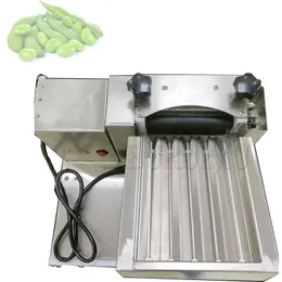 Automatische Schälmaschine für haarige Bohnen, 35 kg/h, kleine Paddelschälmaschinen für grüne Bohnen und Erbsen