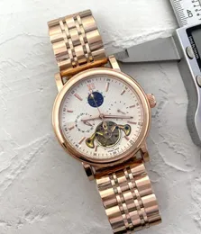 Женщины мужские автоматические механические турбиллинские наручные часы роскошные модные бренд кожа