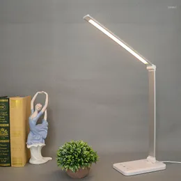 Table Lamps Led Desk Lamp USB Eye-Protection 5 Dimable Level Touch Folding For Bedroom Bedside Reading
