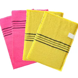 5Pcs Korean Italy Asian Exfoliating Bath Washcloth Body Scrub Shower Soft Towel Home Cleaning Washing Scrub Shower Towels