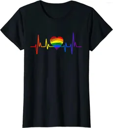 قمصان الرجال الجميلة LGBT مثلي الجنس فخر نبضات مثليه مثلي الجنس تي شيرت تي شيرت