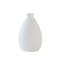 Simple Frosted Ceramic Vases Farmhouse Modern Decorative Ceramic Pitcher Home Living Room Decoration Small Cachepot