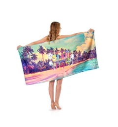 Asciugamano da spiaggia stampato Asciugamano da spiaggia stampato per adulti Asciugamano da bagno