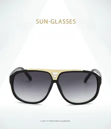 Helt nya män Fashion Design Solglasögon Millionaire Evidence Eyewear Retro Vintage Shiny Gold Summer Style Laser Logo Z0350W Top Quality 0105 Women Sun Glasses