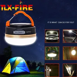 Lätt 300lm 3W Magnetic Cree LED USB laddningsbar camping utomhusljus ledde lykta tältlampan lanterna flexibelt handtag