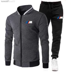 2023 Twopiece Sports Bmw Printed Men039s Jacket Pants Sweater Hooded Wear Casual Suit Men8464976