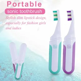 Taşınabilir Yetişkin Seyahat İş Pil Teethbrush Tutucu 2 Yedek Fırça Kafaları Su Geçirmez Yeni Tasarım SG916