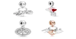 2019 Mother Day My Little Baby Hanging Charm Fits for Pandora Bracelets Necklace 925 sterling silver beads diy charms loose bead2294988