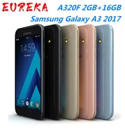 Samsung Galaxy A3 2017 A320F A320FL RAM 2GB ROM 16GB Mobile Phone Octa Core 47quot 13MP8MP Exynos NFC Fingerprint Cellphone4300123