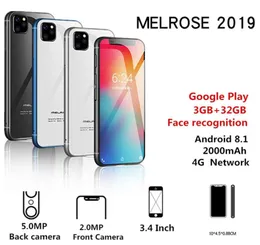 Super Mini Cell Phones Original Melrose 4G LTE Smartphone menor 34039039 MTK6739 Quad Core Android 81 GPS WiFi FingerprPr3067707