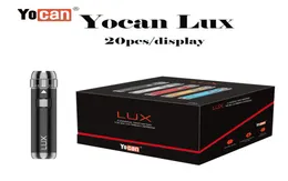 100 Oryginalne Yocan Lux Mod Vaporizer Pen Pens Pens E Zestaw papierosów z 400 mAh Pen Pen Pen Pen 510 Nić Atomizer 6526108