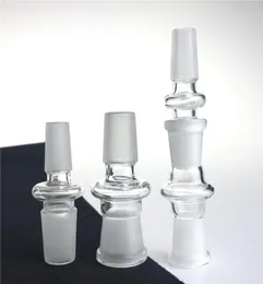 Glass Bong Adapter Rökande vattenledningar med vattenpipa 14mm 18mm manlig kvinnlig slipande munbongadaptrar rökadapterkonverterare8947862