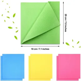 All-match Dishcloth Cellulose Sponge Cloths Eco-Friendly No Odor Reusable Cleaning Duster For Kitchen absorbent decontamination not easy to touch oil