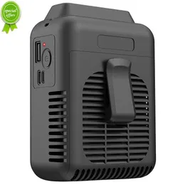 New Top Deals Clip da vita ricaricabile sul ventilatore Ventilatore da cintura portatile Ventilatore da collo a batteria Ventola di raffreddamento con uscita dell'aria regolabile per superare