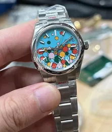 31 mm panie zegarek dla kobiet zegarek ewf automatyczny cal.6t15 ruch Miyota EW Maker 904L STEL BUBBLE Turkusowe Blue Red Green Dial Eta Ladys 277200 Na rękę