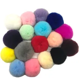 Llaveros 8cm Real Rex Fur Pompones Pom Ball Para