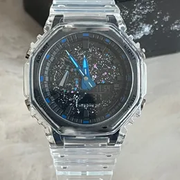 2024 SILCONE A WATCH MEN SPORT WRAR 200 GS 시계 군용 군사 충격적인 방수 시계 모든 포인터 작업 디지털 P 손목 시계 2100 상자