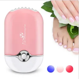 Other Home Garden USB Mini Fan Air Conditioning Blower USB Charging Eyelash Hair Dryer Portable Nail Polish Quick Dry Pocket Cooling Fan 230525