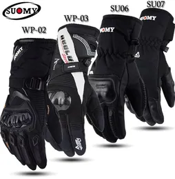 Suomy Motorcycle Gloves Men 100防水防風冬のモトグローブタッチスクリーンガントモトグアンテスバイクライディンググローブ2197439327