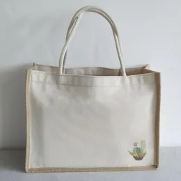 Borse da sera Modello di stampa di moda Tasca per la spesa Semplice borsa di tela creativa fai-da-te Borsa tote personalizzata con design privato