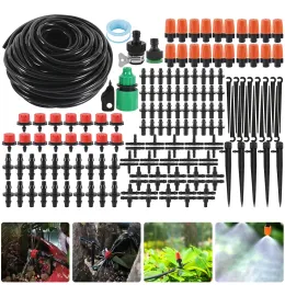 DIY -капельная ирригационная система Автоматическая поливая садовая шланг -шланг Микрополивные комплекты для садоводства