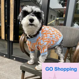 Dog Apparel Winter Warm Dog Pet Letters Fashion Brand Sweater Dogs Clothes Jarre Aero Corgi Cat Wholesale