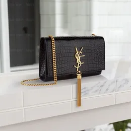 10A عالية الجودة من Kate Tassels Luxury Womens Womens Designer Purseer Cardes Poundes Designer Woman Woman Handbag Wallets with Box Dhgates Chain Viseer Acags