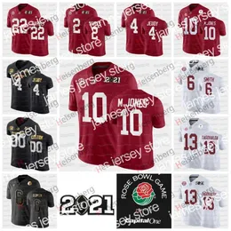 American College Football Wear Alabama Crimson Tide 2020 National Champions 13 Tua Tagovailoa Mac Jones DeVonta Smith Najee Harris Jaylen Waddle Jalen Hurts NCAA Je