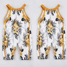 Rompers Citgeett Baby Girls Clothing Infant Floral Sleeveless Summer Jumpsuit Romper Clothes Outfits Set 230525