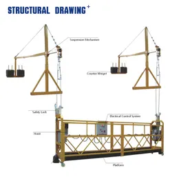 Crane Basket Exterior Wall Decoration Machinery Overhead Working Equipment Construction Hiss för direktförsäljning Kontakta oss