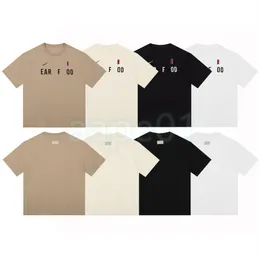 럭셔리 남성 T 셔츠 클래식 편지 자수 인쇄 라운드 목 짧은 슬리브 부부 통기성 티셔츠 캐주얼 패션 탑