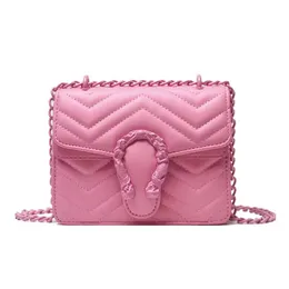hot sell Handbags The chain Bag Pink Handbag Hig Quality Sac A Main PU Leather Crossbody Messenger Bags For Women Shoulder baga Fashion Bagd