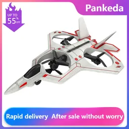 Electric/RC Aircraft RC Drone Foam Simulation Combat Aircraft Aerobatic Glider 360 ° Tumbling Race Boy Drone Children's Birthday Toy RC Helicopter 230525
