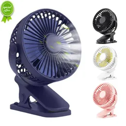 New New Portable Mini Hand Clip Fan USB Rechargeable Quiet Desktop Electric Fan High Quality Student Dormitory Small Cooling Ventilador