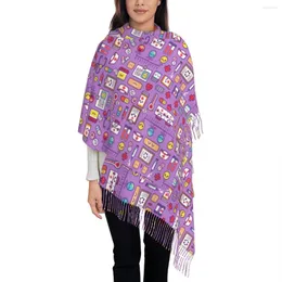 Scarves Luxury Proud To Be A Tassel Scarf Women Winter Warm Shawls Wraps Lady Health Care Nursing