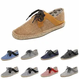 men women casual shoes canvas sneakers stripe Black White Red Grey mens traners Jogging Walking one e6yg#