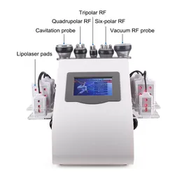 Hochwertige 40k Ultraschall-Liposuktion Kavitation 8 Pads Laser-Lipo-Maschinen zum Kauf von Vacuum RF Skin Care Laser6240408