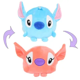Lilostitch Double -Sided Fluck Plush Toys Cartoon Cartped Doll Pired Ohlosale