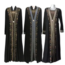 Fashion Arab Muslim Abaya Dress Islamic Clothing for Women Dubai Kaftan Abaya Dress Turkish Muslim Dresses Modest Abaya Dresses251O