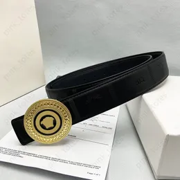Luxury Gold Medusa Belt Genuine Cowhide Leather Waistband with Silver Buckle