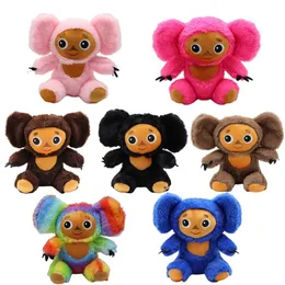 Piękny wypchany pluszowy zabawkowy lalki z wielkimi uszami małpa anime lalki akcesoria domowe prezenty świąteczne dla dzieci 11 stylów 23 cm