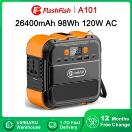 Flashfish A101 120W 200-240V 26400 MAH محطة توليد الطاقة المحمولة النسخة الاحتياطية